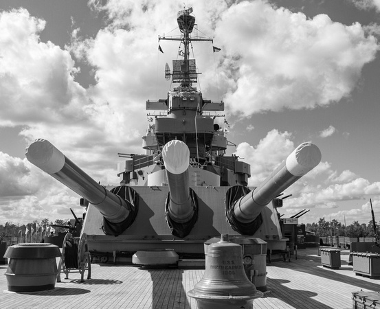 USS North Carolina Battleship B&