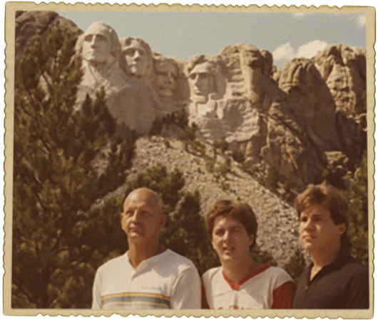 Mt Rushmore with Danny and Chas 1984