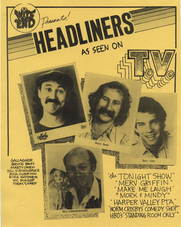 Wit's End Flyer from 1981